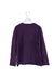 A Purple Long Sleeve Tops from Comme Ça Fille in size 10Y for girl. (Back View)