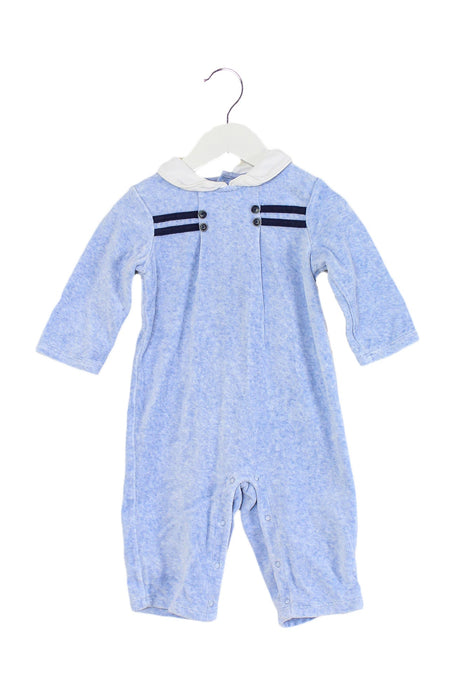 A Blue Long Sleeve Jumpsuits from Janie & Jack in size 6-12M for boy. (Front View)