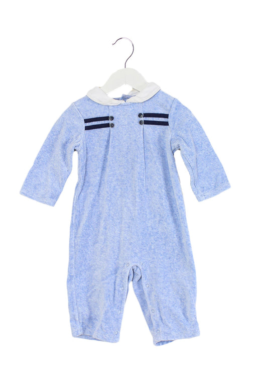 A Blue Long Sleeve Jumpsuits from Janie & Jack in size 6-12M for boy. (Front View)