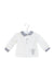 A White Long Sleeve Tops from Chickeeduck in size 3-6M for boy. (Front View)