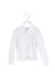 A White Cardigans from Bonpoint in size 6T for girl. (Front View)