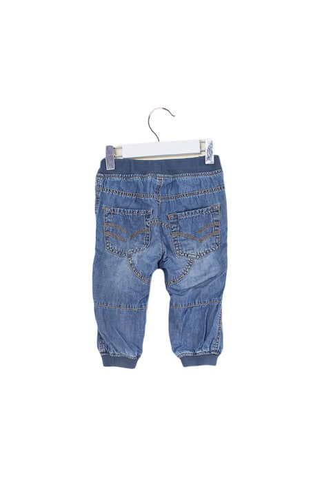 A Blue Casual Pants from Polarn O. Pyret in size 6-12M for boy. (Back View)