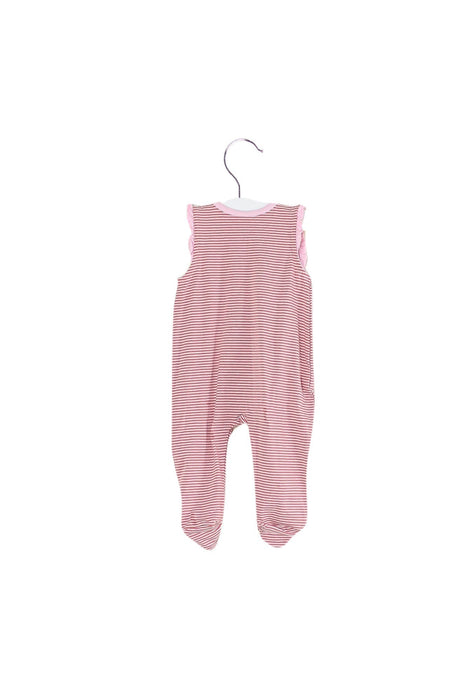 A Pink Sleeveless Jumpsuits from Steiff in size 0-3M for girl. (Back View)