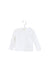 A White Long Sleeve Tops from Steiff in size 0-3M for neutral. (Front View)