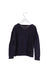 A Navy Cardigans from Bonpoint in size 6T for neutral. (Back View)