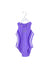 A Purple Swimsuits from Zoggs in size 6T for girl. (Front View)