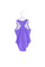 A Purple Swimsuits from Zoggs in size 6T for girl. (Back View)
