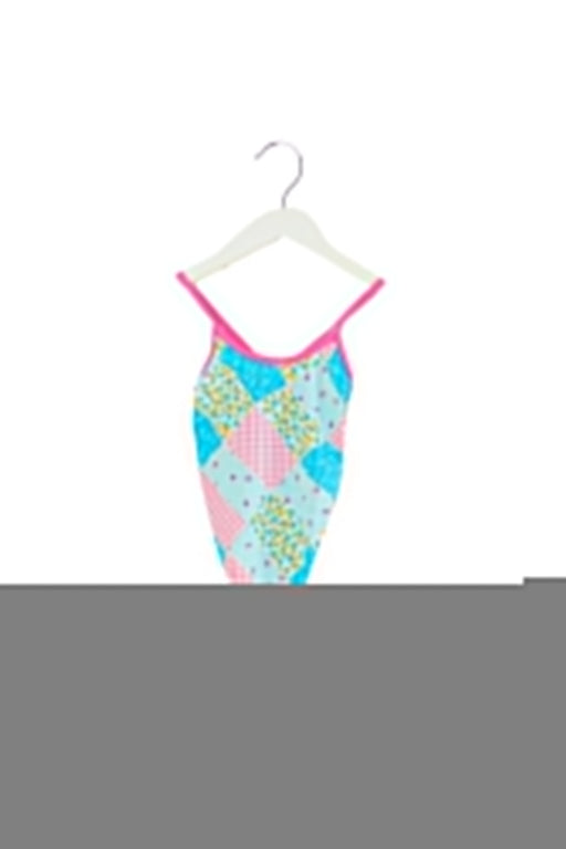 A Blue Swimsuits from Zoggs in size 2T for girl. (Front View)