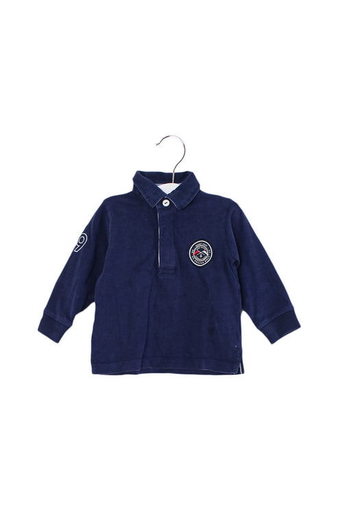 A Navy Long Sleeve Tops from GANT in size 12-18M for boy. (Front View)