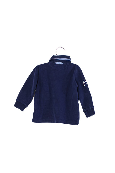 A Navy Long Sleeve Tops from GANT in size 12-18M for boy. (Back View)