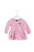 A Pink Long Sleeve Dresses from Ralph Lauren in size 6-12M for girl. (Front View)