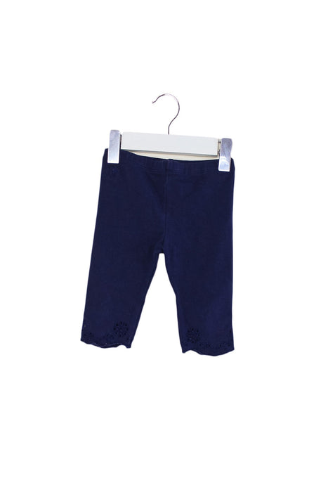 A Navy Leggings from Ralph Lauren in size 0-3M for girl. (Front View)