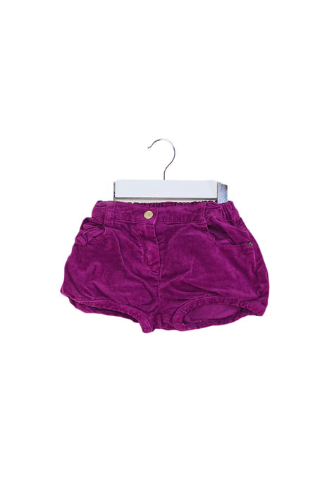 A Purple Shorts from Little Marc Jacobs in size 6-12M for girl. (Front View)