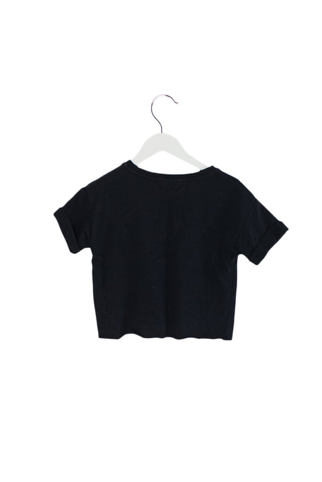 A Black Short Sleeve T Shirts from Calvin Klein in size 5T for girl. (Back View)