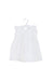 A White Sleeveless Dresses from The Little White Company in size 3-6M for girl. (Front View)