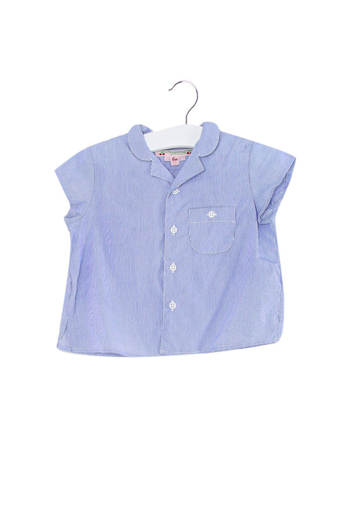 A Blue Shirts from Bonpoint in size 3-6M for boy. (Front View)