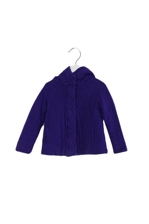 A Purple Coats from Crewcuts in size 6T for girl. (Front View)