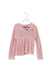 A Pink Knit Sweaters from DKNY in size 4T for girl. (Front View)