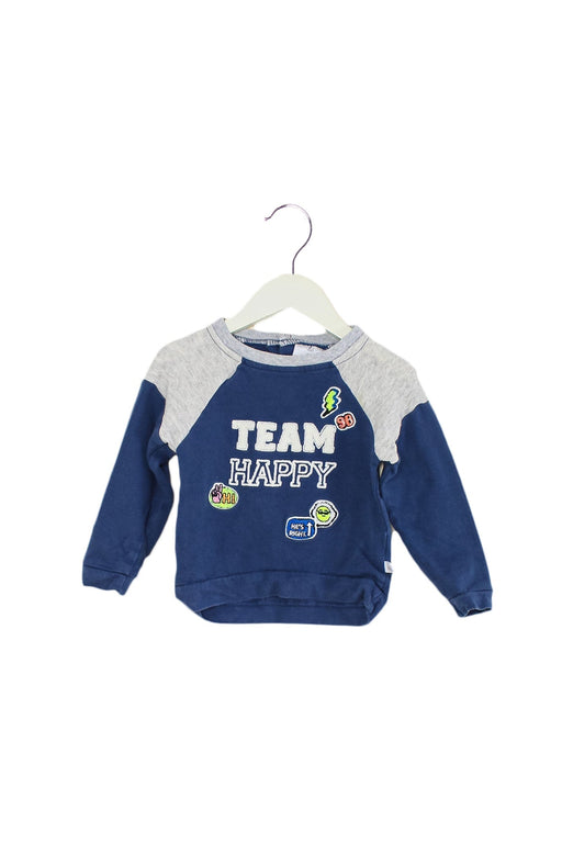 A Blue Crewneck Sweatshirts from Rosie Pope in size 18-24M for boy. (Front View)