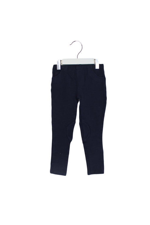 A Navy Leggings from Egg by Susan Lazar in size 4T for girl. (Front View)