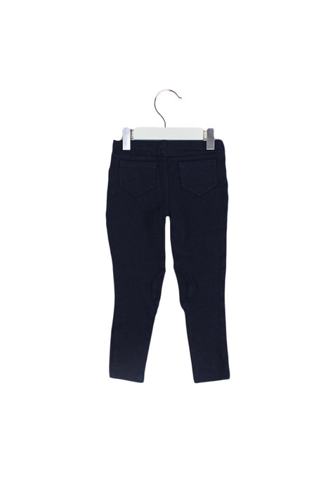 A Navy Leggings from Egg by Susan Lazar in size 4T for girl. (Back View)