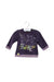 A Purple Long Sleeve Tops from Catimini in size 3-6M for girl. (Front View)