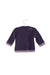 A Purple Long Sleeve Tops from Catimini in size 3-6M for girl. (Back View)