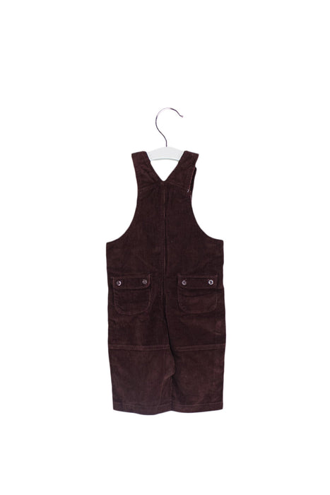 A Brown Long Overalls from Jacadi in size 6-12M for boy. (Back View)