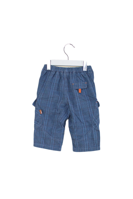 A Blue Casual Pants from Miniman in size 6-12M for boy. (Back View)