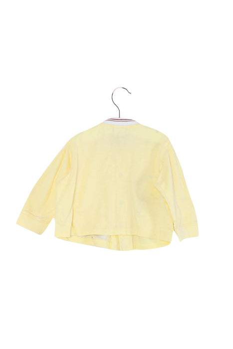 A Yellow Cardigans from Les Enphants in size 12-18M for boy. (Back View)