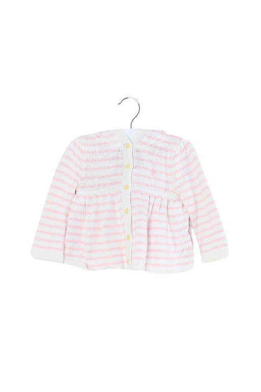 A White Cardigans from Ralph Lauren in size 6-12M for girl. (Front View)