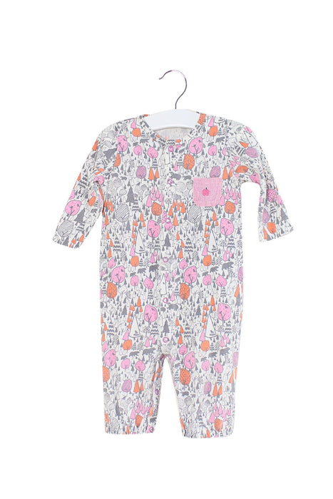 A Ivory Long Sleeve Jumpsuits from The Bonnie Mob in size 6-12M for girl. (Front View)