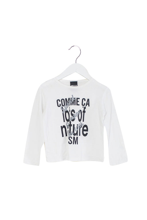 A White Long Sleeve Tops from Comme des Garcons in size 12-18M for boy. (Front View)