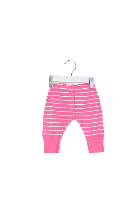 A Pink Casual Pants from Hanna Andersson in size 0-3M for girl. (Front View)