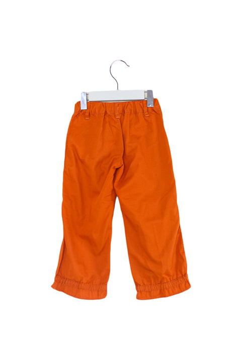 A Orange Casual Pants from La Compagnie des Petits in size 3T for girl. (Back View)