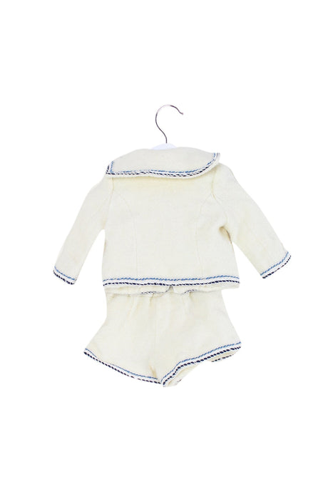 A Ivory Skirt Sets from Nicholas & Bears in size 6-12M for girl. (Back View)