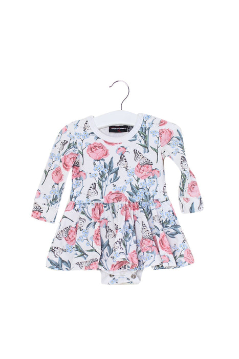 A Multicolour Long Sleeve Bodysuits from Rock Your Baby in size 3-6M for girl. (Front View)