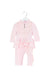 A Pink Long Sleeve Jumpsuits from Nicholas & Bears in size 6-12M for girl. (Front View)