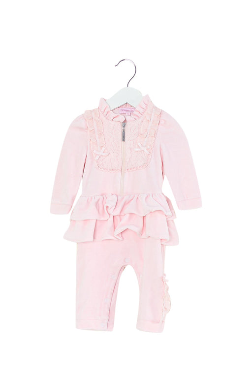 A Pink Long Sleeve Jumpsuits from Nicholas & Bears in size 6-12M for girl. (Front View)