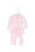 A Pink Long Sleeve Jumpsuits from Nicholas & Bears in size 6-12M for girl. (Front View)