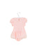 A Pink Short Sleeve Bodysuits from Nicholas & Bears in size 3-6M for girl. (Back View)