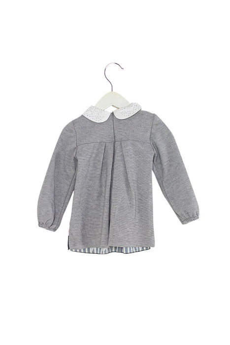 A Grey Long Sleeve Tops from Byblos in size 2T for girl. (Back View)