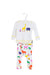 A White Pyjama Sets from Marimekko in size 3-6M for boy. (Front View)