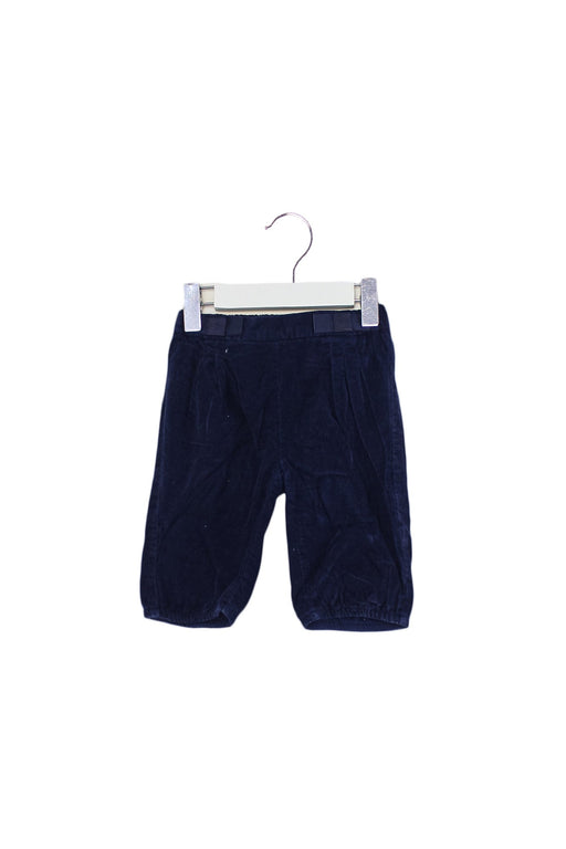 A Navy Casual Pants from Jacadi in size 3-6M for girl. (Front View)