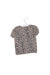 A Brown Short Sleeve Tops from Bonpoint in size 3T for girl. (Back View)