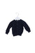 A Navy Cardigans from Jacadi in size 3-6M for girl. (Front View)