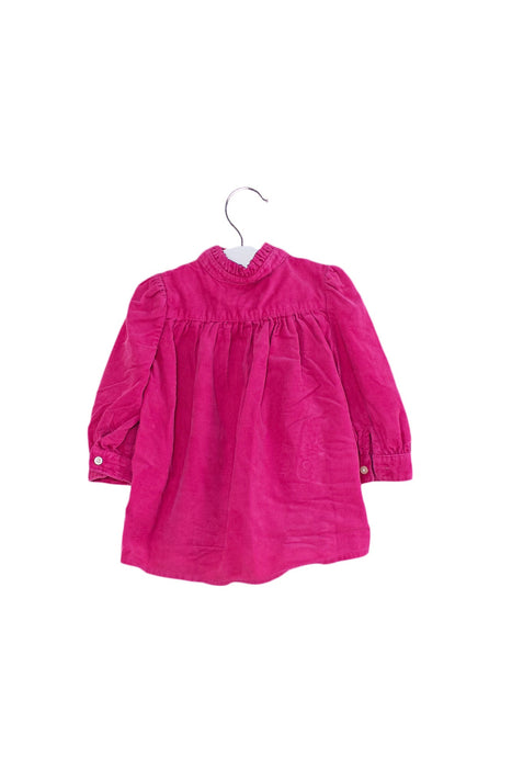 A Pink Long Sleeve Dresses from Ralph Lauren in size 6-12M for girl. (Back View)