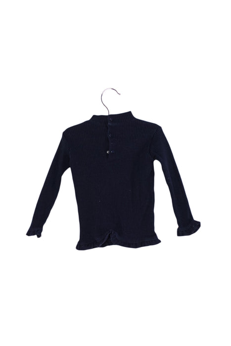 A Navy Knit Sweaters from Tartine et Chocolat in size 12-18M for girl. (Back View)