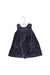 A Grey Sleeveless Dresses from Tartine et Chocolat in size 12-18M for girl. (Front View)