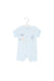 A Blue Short Sleeve Rompers from Chicco in size 6-12M for boy. (Front View)